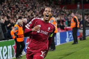 范戴克：去年2-0战胜皇马的比赛当之无愧 我们需要球迷的支持