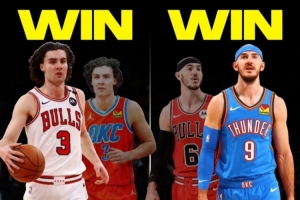 分列东西部第一！美媒：雷霆用吉迪单换卡鲁索的交易证明是双赢