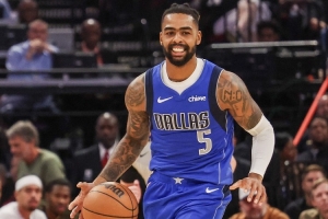 手感不佳！拉塞尔首节5中1仅拿3分 正负值-10