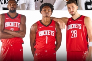 得州强强对话！马刺和火箭都是5胜2负 本周六NBA杯正面交手